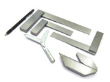New Starter Engineer Kit (Try Squares, Center Squares, Carbide Scriber Pen, & Y Center Finder) Supplied With Plastic Case