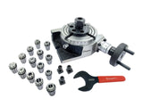 4" | 100mm 4 slot Rotary table with ER Adopter & T-nuts with Spanner