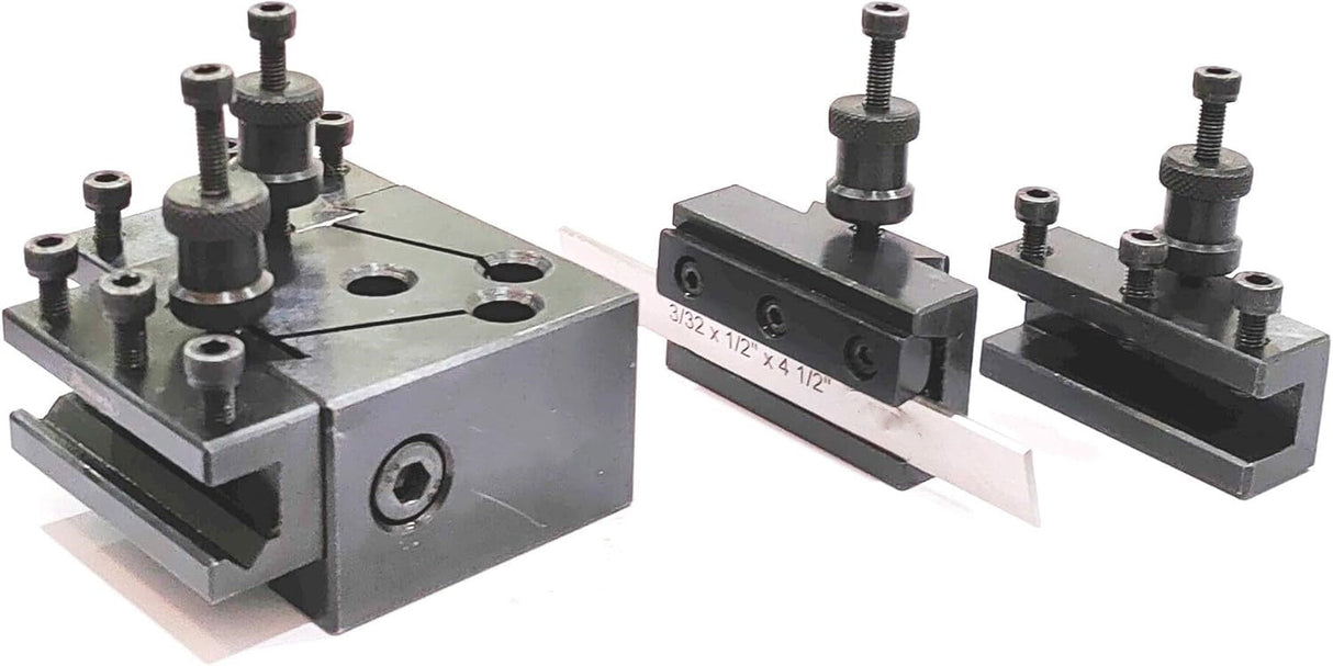 Mini Lathe's Quick Change Tool Post Set II Suits Mini & 90-115mm Centre Height Lathes