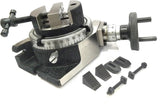 Milling Indexing 4"/100 mm Rotary Table Horizontal Vertical with Suitable Round Vices & Clamp Kits