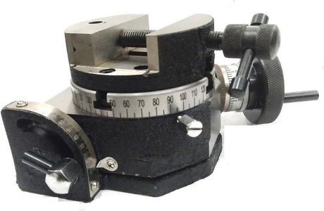 Milling Indexing 4"/100 mm Rotary Table Horizontal Vertical with Suitable Round Vices & Clamp Kits