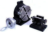 HV6 Rotary Table 4 Slot 6" 150 mm With Tailstock & dividing Indexing Plates Set