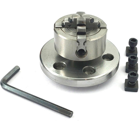 Small Chucks for 3" I 80 mm & 4" Inch I 100 mm Rotary tables with Steel Back Plates and Mini Lathes