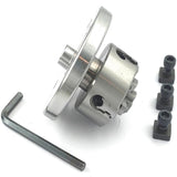 Small Chucks for 3" I 80 mm & 4" Inch I 100 mm Rotary tables with Steel Back Plates and Mini Lathes