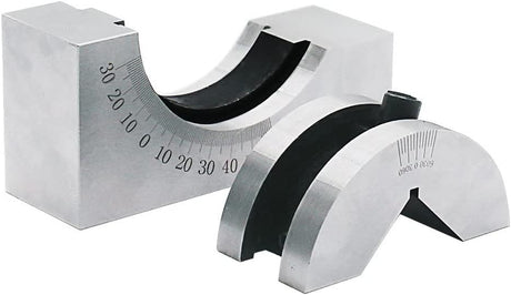 Adjustable Angle Block - 95 x 45 x 48 MM Multifunctional V Block Milling 0-60° for Milling Machine Planer