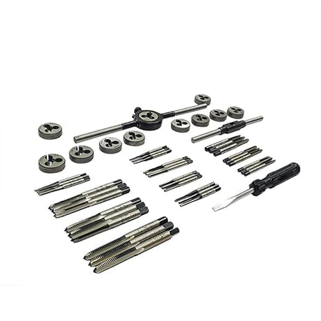 British Association Tap and Dies Set 0 to 10 BA II Supplied in Wooden Box