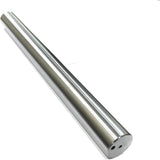 Cylindrical lathe alignment test bar close view