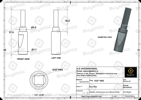Lathe's Live Revolving Center-Centre with HSS Hardened Broaches