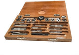British Association Tap and Dies Set 0 to 10 BA II Supplied in Wooden Box
