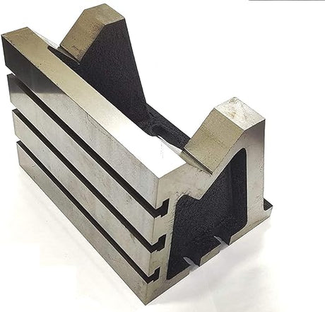 Graded Caste Iron Vee Angle Plates-stress Relieved Slotted