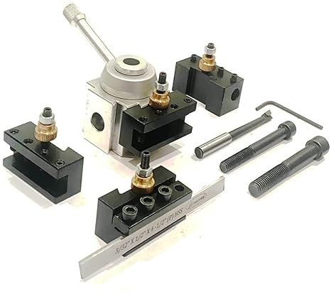 Aluminium Body Quick Change Tool Post Set for Mini Lathe Machine Tools