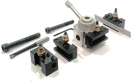 CNC lathe quick change tool holder with adjustable clamping