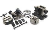 4"/ 100 mm Regular Rotary Table With Small Chucks and back Plate