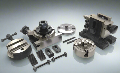 4"/ 100 mm Regular Rotary Table With Small Chucks and back Plate