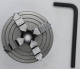 Small Chucks for 3" I 80 mm & 4" Inch I 100 mm Rotary tables and Mini Lathes