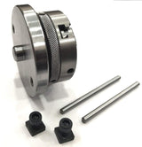 4"/ 100 mm Regular Rotary Table With Small Chucks and back Plate