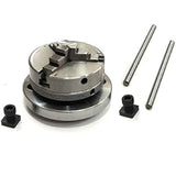 Small Chucks for 3" I 80 mm & 4" Inch I 100 mm Rotary tables with Steel Back Plates and Mini Lathes