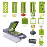 16 In 1 Handheld Manual Kitchen Multifunctional Potato Veggie Grater Mandoline Slicer Chopper