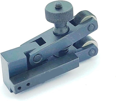Clamp style knurling tool with adjustable tension screw
