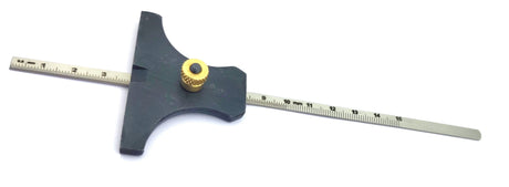 Engineer's Depth Gauge cum Ruler Metric & Imperial 6"/ 150 mm