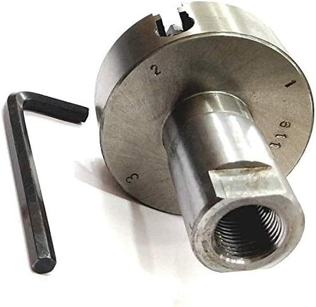 Lathe Spindle Adapter Connects 3/4" x 16 TPI to M14 x 1 Threaded Chucks With Chucks
