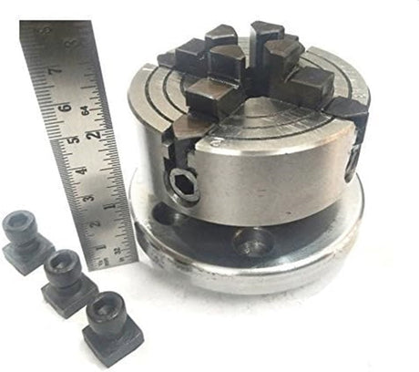 4"/ 100 mm Regular Rotary Milling Indexing Table With Small Chucks and back Plate