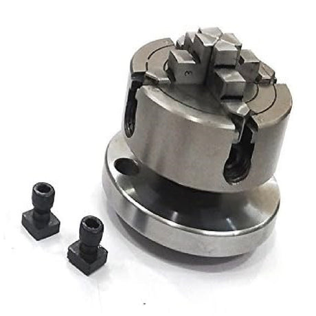 Small Chucks for 3" I 80 mm & 4" Inch I 100 mm Rotary tables with Steel Back Plates and Mini Lathes