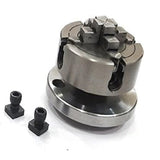 Small Chucks for 3" I 80 mm & 4" Inch I 100 mm Rotary tables with Steel Back Plates and Mini Lathes