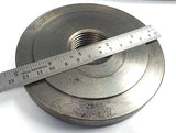 Lathe Chuck Caste Iron Back Plate 125 mm Threaded Work holding Tool