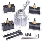 Lathe quick change tool holder system for fast tool replacement