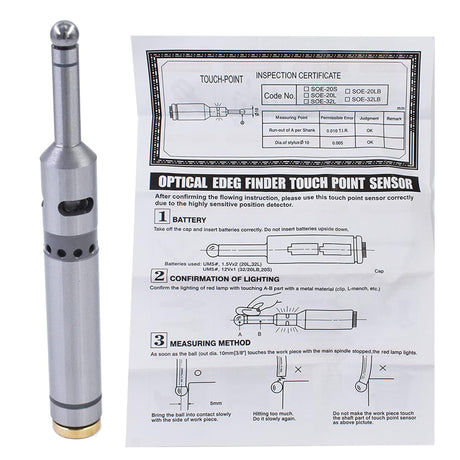 Buyohlic Electronic Edge Center Finder with LED and Beep for Milling CNC Lathe