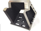 Graded Caste Iron Vee Angle Plates-stress Relieved Slotted
