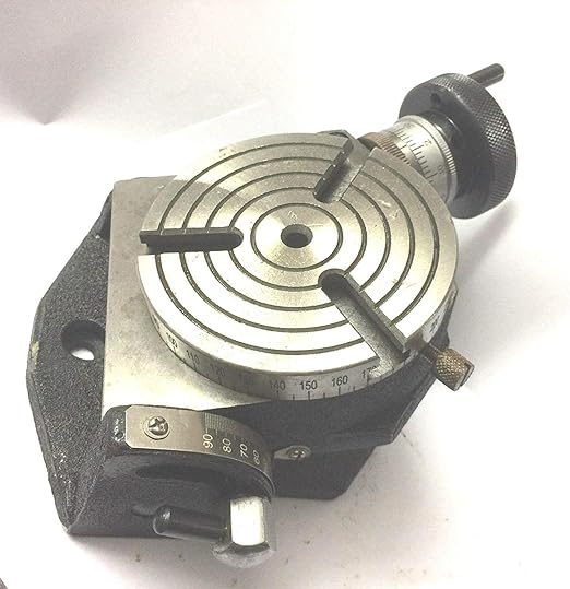 Horizontal Vertical 4" Inch II 100 mm Rotary Milling Tables