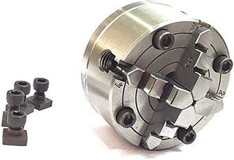 3"/ 80 mm Regular Rotary Table With Small Chucks and back Plate