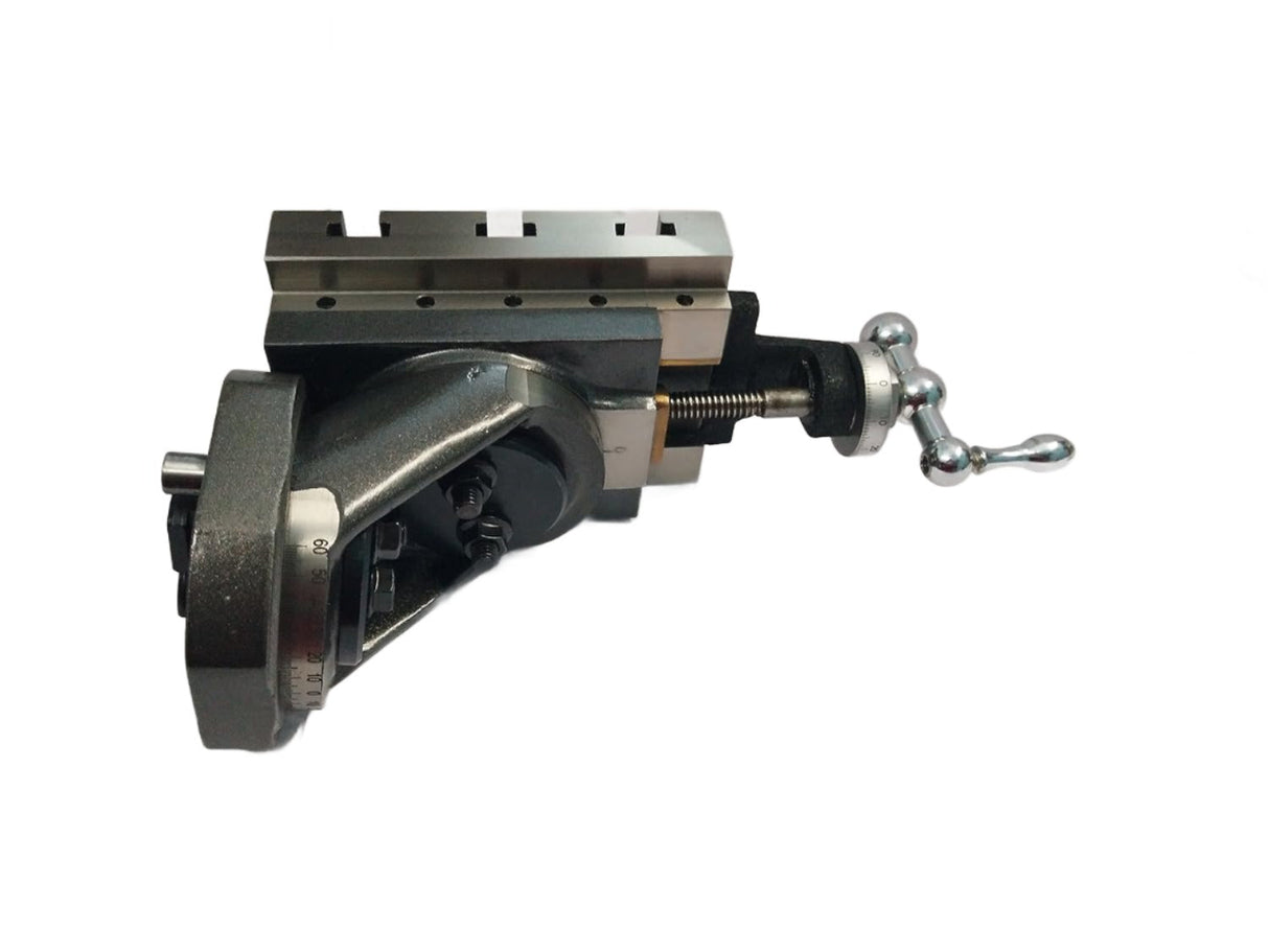 Installed on lathe is Milling Vertical swivel slide