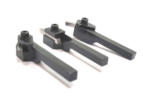 Lathe Turning Tool Holder With High Speed Steel Tool Bits with Plastic Box