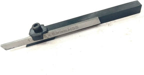 Single point lathe turning tool side view