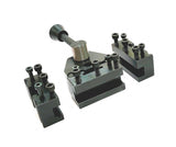 Swiss Type CNC tool holder with multiple clamping blocks