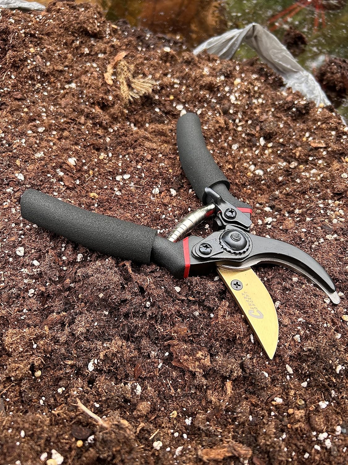8'' Inches Shears for Gardening, Garden Hand Shears Scissors , Professional Bypass Pruner Garden Clippers