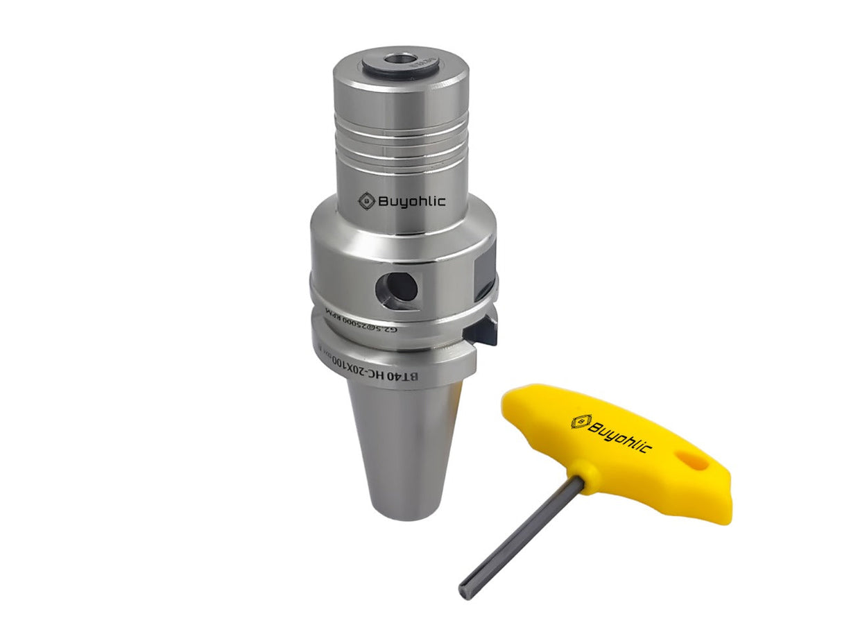 Hydrogrip Chuck Adaptor Holder BT40 Shank II Cutter Diameter 20 x 100 mm Long II Balanced upto 25000 RPM