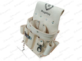 Electrician Tool Pouch Bag , Professional Multi-Pocket Organizer I Top Grain Leather