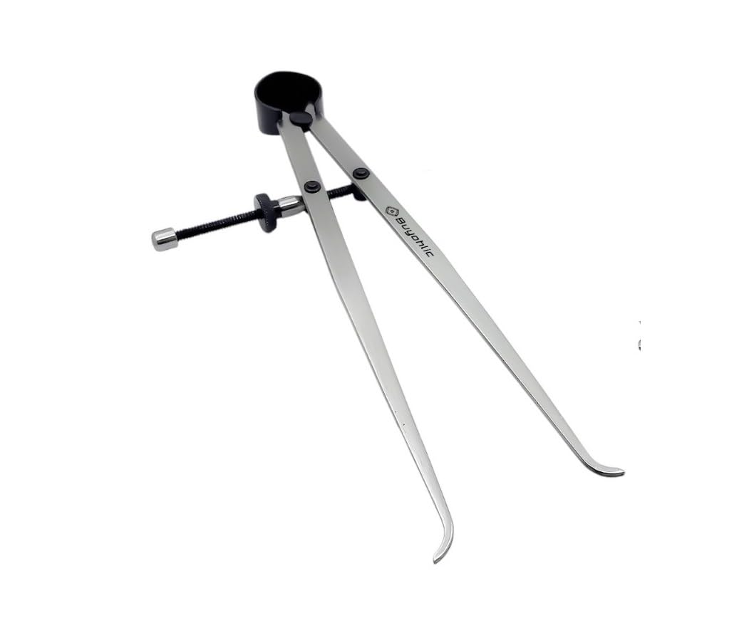 Set of 3 Pieces Spring Caliper Set - Inside, Outside & Divider Measuring Tool