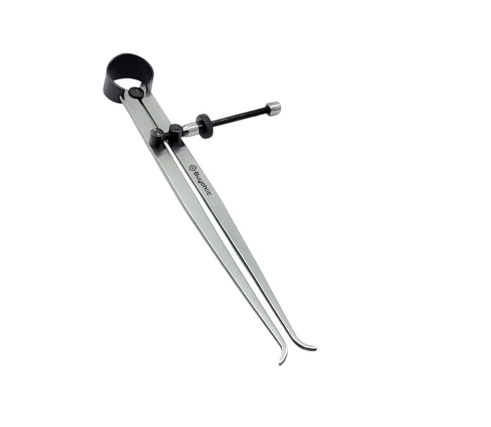 Set of 3 Pieces Spring Caliper Set - Inside, Outside & Divider Measuring Tool