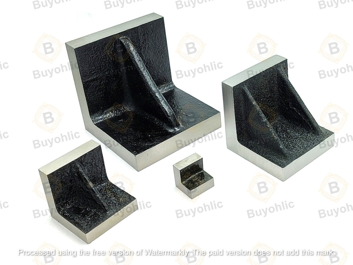 Stress Relieved Caste Iron Solid Webbed Angle Plate