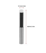 Anti Static Ceramic Edge Finder for CNC Milling Lathe Wear-Resistant & Non Magnetic II 10 mm Shank & 86 mm Long