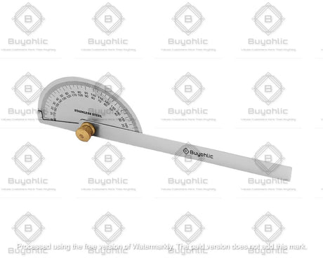 Stainless Steel Protractor 0-180 degrees Machine Tools