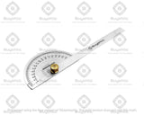 Stainless Steel Protractor 0-180 degrees Machine Tools