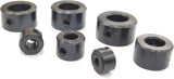 Drill Stopper Collar Set In Imperial & Metric with Allen Wrench to Tighten the Stops Set-Screws (7-Piece)