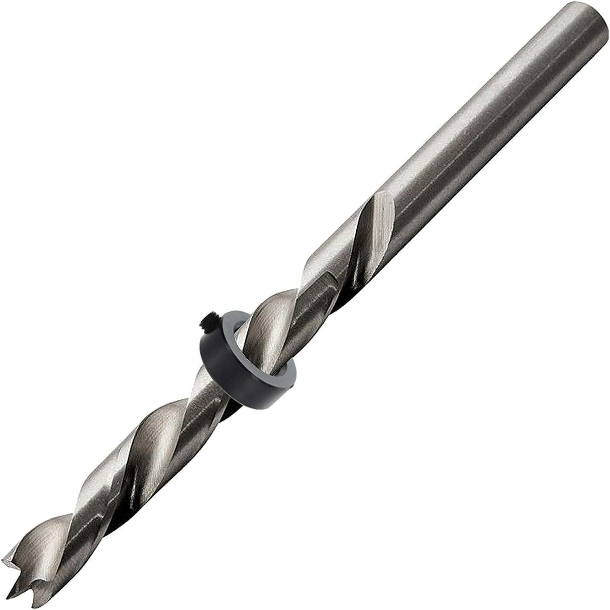Drill Stopper Collar Set In Imperial & Metric with Allen Wrench to Tighten the Stops Set-Screws (7-Piece)