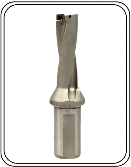 Indexable Insert U Drill 43.5 MM II Weldon Shank II Through Coolant II 10 pcs Carbide Inserts FREE